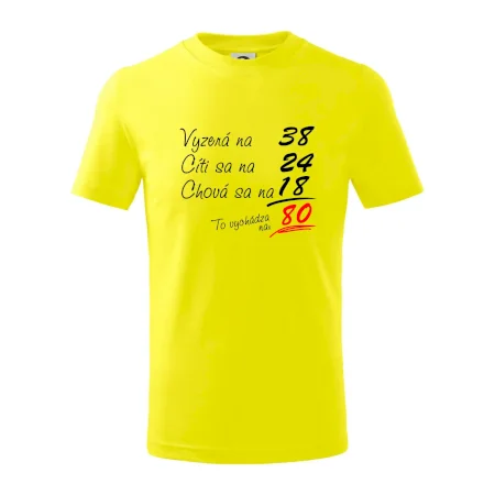 Vyzerá, cíti sa, chová sa - 80 rokov