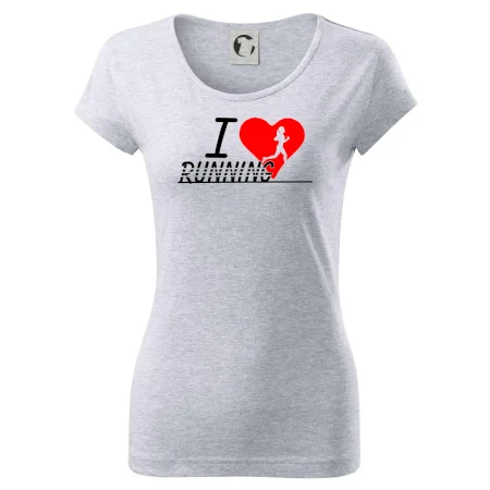 I love running dievča
