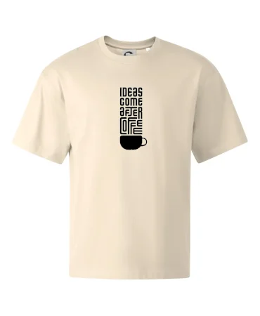 Ideas come after coffee