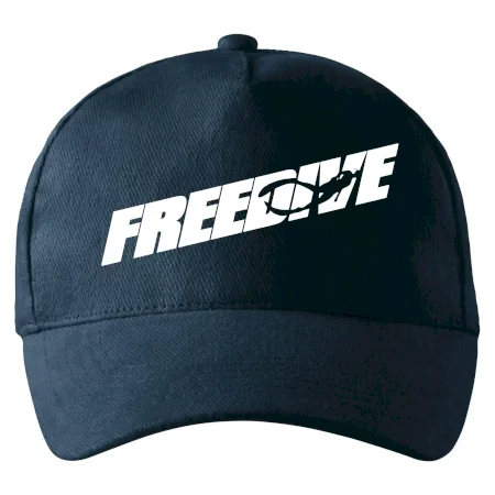Freedive - nápis s potápačom