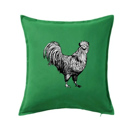 Kohút kreslený čiernobiely