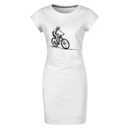 MTB kreslený cyklista