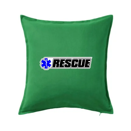 Záchranár rescue kríž modrý