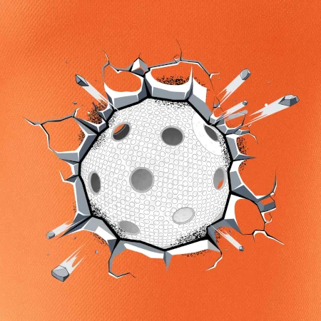 Florbal lopta v triku