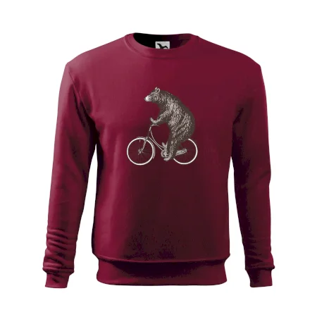 Medveď na bicykli