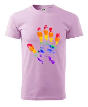 LGBT hand print