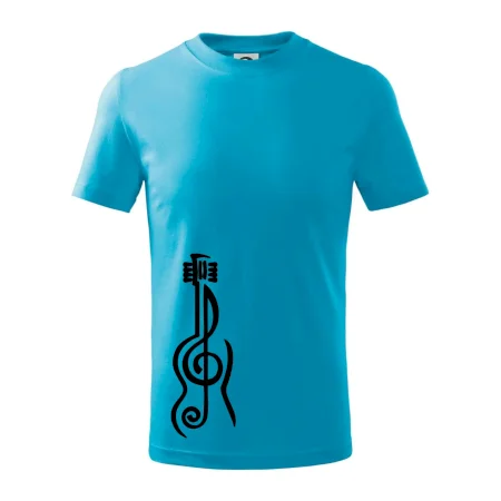 Husľový kľúč gitara