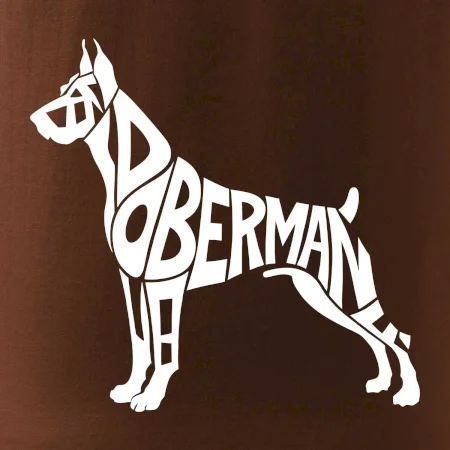 Doberman - nápis v tele