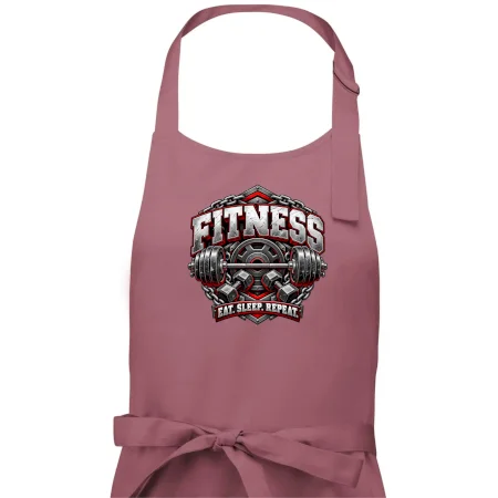 Fitness činka a závažia eat sleep repeat