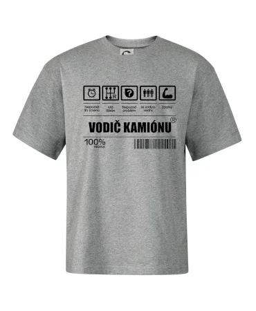 Čiarový kód - Vodič kamiónu
