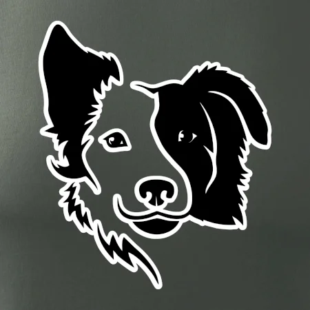 Border kólia obrys hlavy