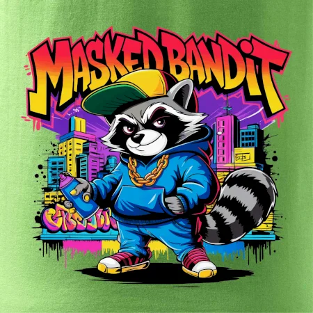 Mýval - masked bandit graffiti