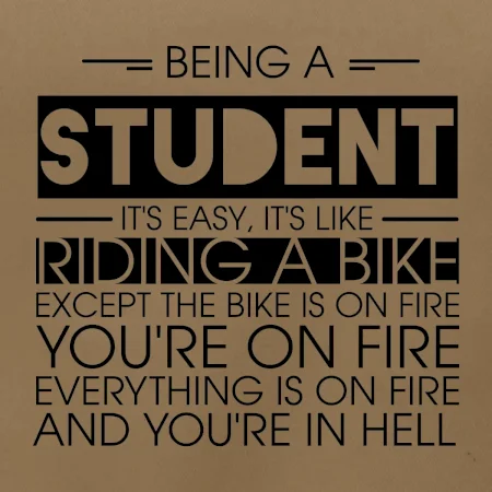 Being a student - bike