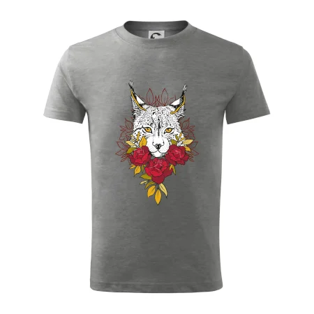 Rys s červenými ružami (Pecka design)