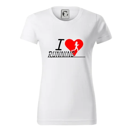 I love running dievča