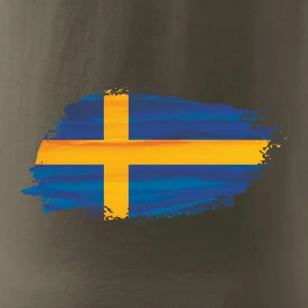 Švédska vlajka kreslená