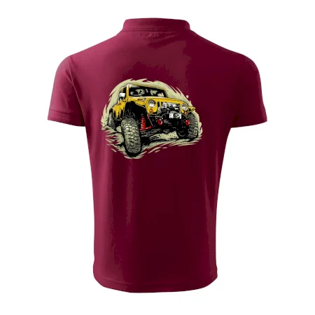 Žltý offroad s navijakom