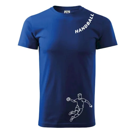 Handball nápis šikmo