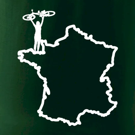 Cyklista / cyklistka nad Francií