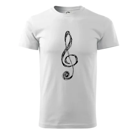 Husľový kľúč kreslený