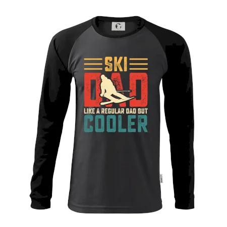 Ski dad like a regular dad but cooler