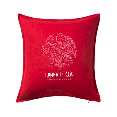 Lomnický štít - vrstevnice v kruhu