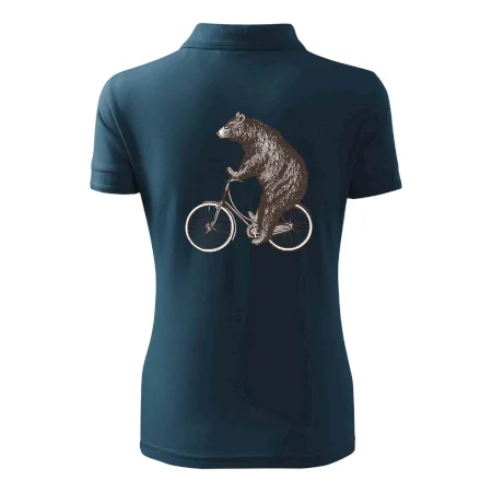 Medveď na bicykli