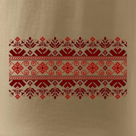 Ukrajinský vzor - červený