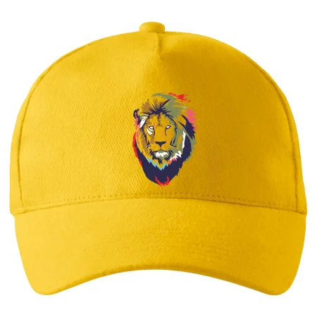 Hlava leva kreslená jednoduchá