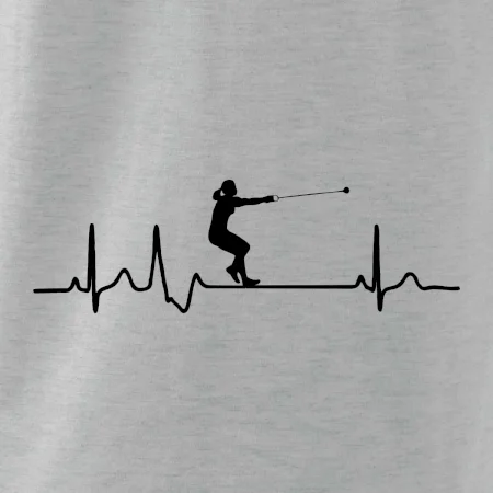 EKG hod kladivom žena