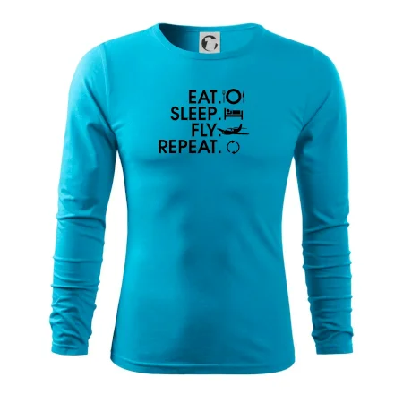 Eat sleep fly repeat