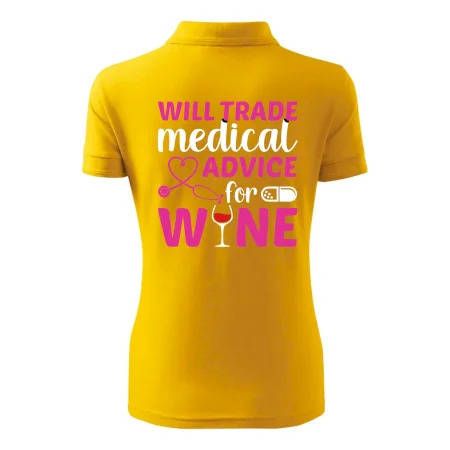 Will trade medical advice for wine