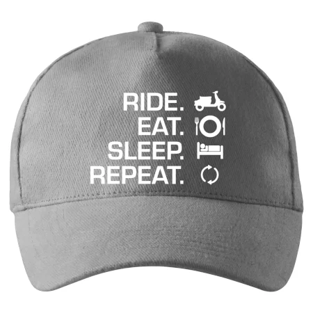 Ride Eat Sleep Repeat moto skúter