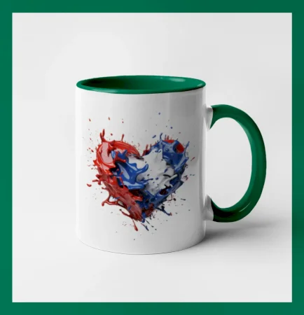 Srdce rozprsknuté - Slovenské farby