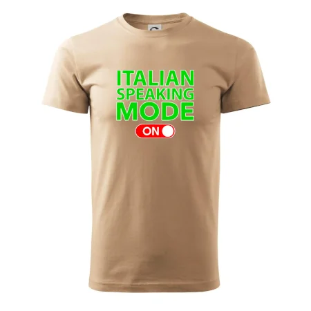 Italian speaking mode - ON