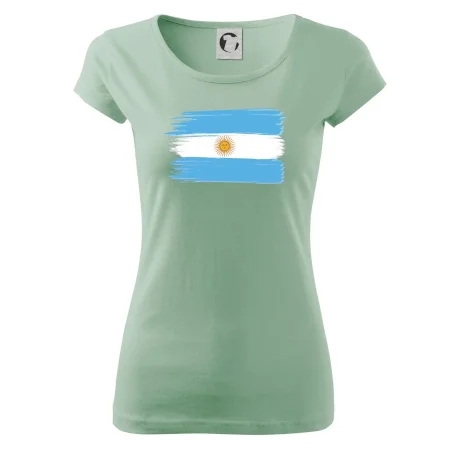 Argentína vlajka kreslená štetkou