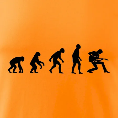 Evolúcia gitarista - kľačiaci