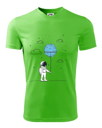 Astronaut s balónikom