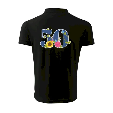 Kvetinové číslo kreslené - 50