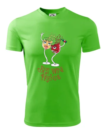 Best wine friends dancing (Pecka design)