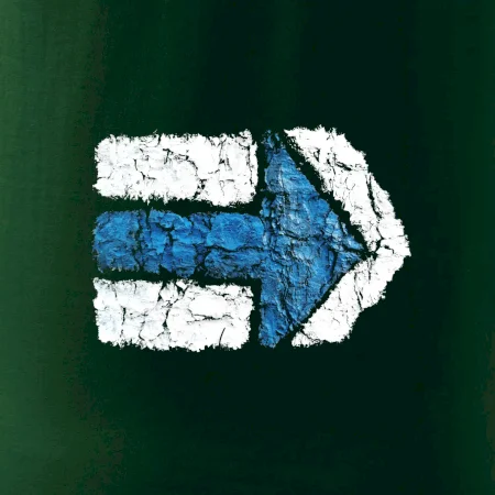 Párová turistická značka modrá