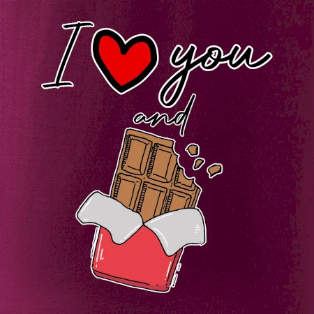 I love you and chocolate