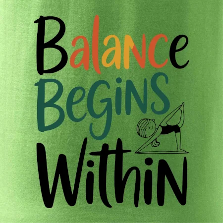 Balance begins within