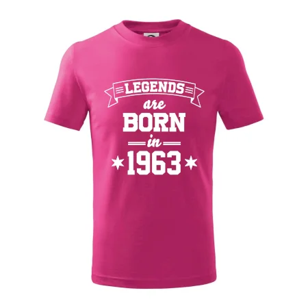 Legends are born in 1963