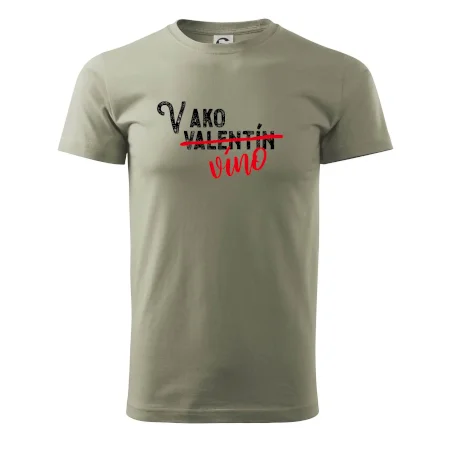 V ako Valentín víno
