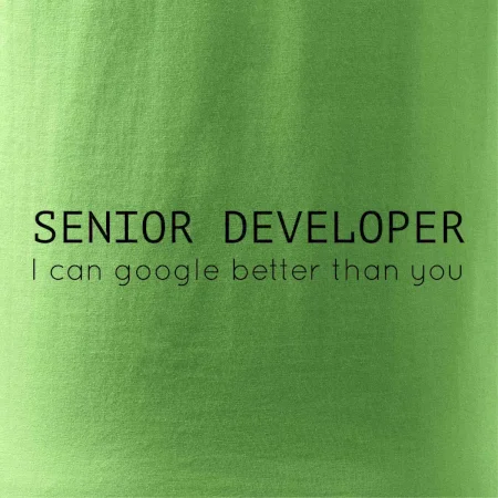 Senior developer google better than you