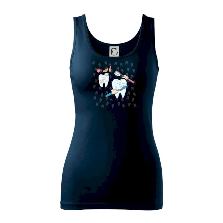 Zubárske tričko - kefka a jedlo