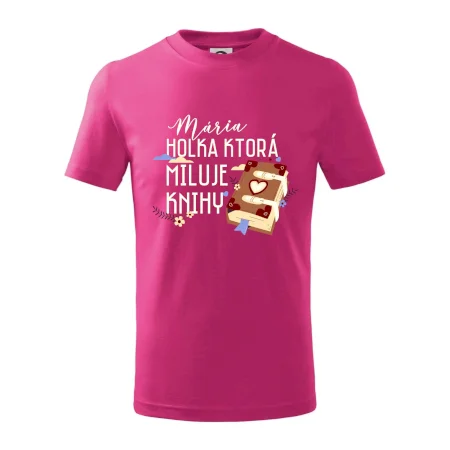 Kniha - Holka, ktorá miluje knihy  - Vaše meno