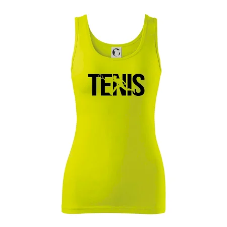 Tenis nápis silueta