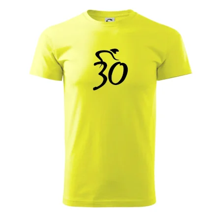 Cyklista oslavuje tridsiatku (30)